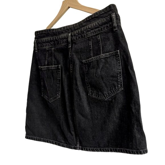 Pilcro Black Denim Mini Skirt - Picture 5 of 8